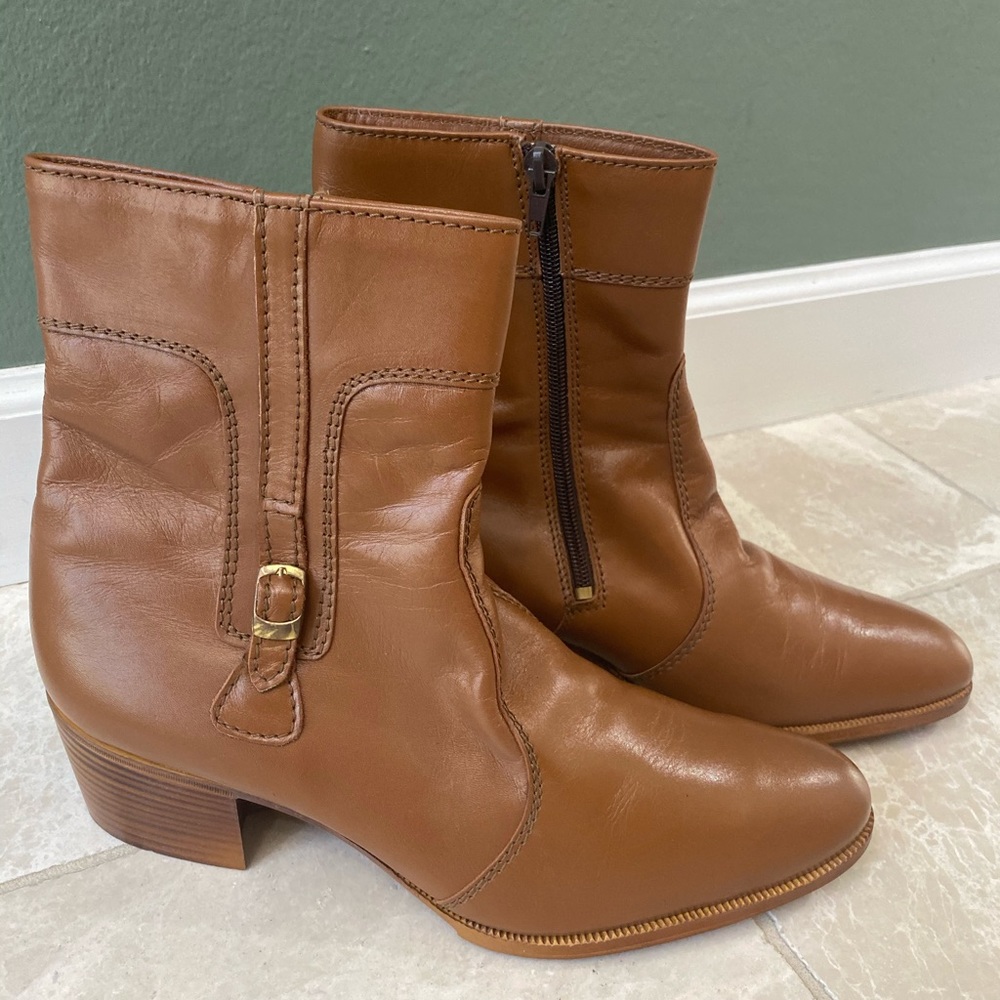 Brand new men’s leather boots made in Belgium